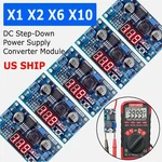 Buck Step-down LM2596 Power Converter Module Dc 4.0 40 To 1.3-37V Voltmeter. Fixed Price $7.59.