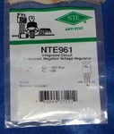 Electronics NTE961 Integrated Circuit Voltage Regulator Negative 5V 1A TO220. Fixed Price $5.50.