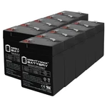 Mighty Max 6V 4.5AH New Replaces Hubbell 0120255 Or Dual-lite 12-255 10 Pack. Fixed Price $79.99.