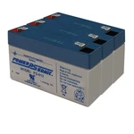 Power-sonic PS-612 6V 1.4AH Rechargeable Sealed Lead Acid Battery 3 Pack. Fixed Price $25.99.