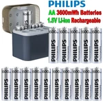 Philips Rechargeable Aa Batteries 1.5V 3600MWH Li-ion Battery Lot / Charger Box. Fixed Price $64.99.