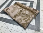Livesoutside AOR1 Desert Digi Camo Navy Brown Zipper Bag Small Usa Made. Fixed Price $19.99.