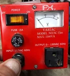 Variac Transformer SC-15M Slide Regulator. Fixed Price $159.99.