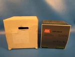 Mean Well DRP-240-24, Switching Regulator, Industrial, 100-240 Input, 24V Single. Fixed Price $125.99.