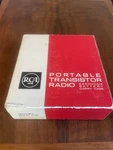 Rca Portable Transistor Radio Rgh 10E New Old Stock Complete And Working.. Fixed Price $85.00.