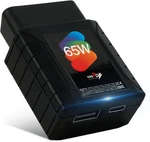 65W Car OBD2 To Adapter, Type-c & Usb-a Female Charger, Multiple. Fixed Price $26.58.