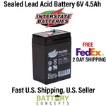 Power Rite PRB64 6V 4.5AH Sealed Lead Acid Replacement Battery. Fixed Price $29.99.