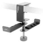 Adv. Dual Suspension Twin Headphone Stand Hanger Steel Metal Headset Holder Nib. Fixed Price $39.95.