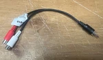 Steren Rca Cable 255-010(Y Left & Right Female To Mono Male). Fixed Price $9.95.