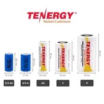 Tenergy Nicd 1.2V Rechargeable Cells Aa 2/3A 4/5A Flat Top Optional Tabs Lot. Fixed Price $5.75.