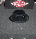 EAC305 Switchcraft Pwr Ent Rcpt IEC320-2-2F Panel. Fixed Price $7.95.