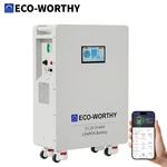 Eco-worthy 16.07KWH 48V 314AH LIFEPO4 Battery Vertical Standing Solar Backup Ups. Fixed Price $1999.99.