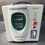 Nippon Seven Star Voltage Regulator 220-240V ATVR1000. Used Surplus. Fixed Price $176.25.