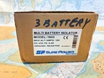 Sure 16023A Power, Isolator, A, Input, Battery Banks. Fixed Price $93.75.