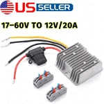 Dc Buck Converter 17-60V To 12V 20A 240W Waterproof IP68 For Golf Cart Led Us. Fixed Price $17.70.