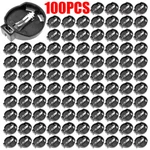 100PCS New Button Coin Cell Battery Socket Holder Case Black CR2025 CR2032 Usa. Fixed Price $15.75.