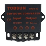 Tobsun EA25-5V Dc-dc Converter Step-down Transformer, 25W 12V/24V In, 5A Out. Fixed Price $40.00.