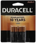 Duracell, MN2400B4Z, Standard Battery, Aaa, Alkaline, PK4,BLACK. Fixed Price $7.02.