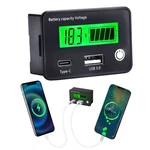 Battery Capacity Voltmeter Tester Lithium Voltage Gauge Monitor D. Fixed Price $13.67.