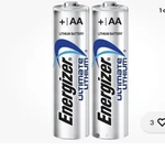 12 Energizer Aa Lithium Battery. Fixed Price $20.00.