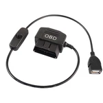 Usb Power Cable Adapter 16PIN OBD2 5V 2A Female Connector 12V. Fixed Price $14.95.