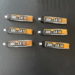 Crazepony 3.8V Rechargeable 1S Lipo Battery 300 Mah (lot Of 6) Drone Batts.. Fixed Price $27.51.
