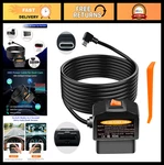 OBD2 To Usb Power Adapter For Dash Cam, Hardwire Kit, Parking Mode, Low Voltag. Fixed Price $24.99.