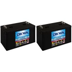 Crown 12CRV110 12V Group 31 Agm Deep Cycle Battery, 110AH 20HR Rate - Pack. Fixed Price $1049.99.