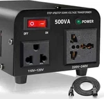 Yinleader 500W Voltage Transformer Step Up Down Converter 110V To 220V. Fixed Price $39.00.