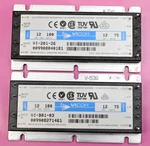 Qty Vicor Dc To Converter 12V 75W VI-201-26 & VI-B01-03. Fixed Price $78.00.