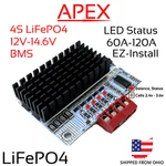 Plug And Play 4S 110A 12V 14.6V LIFEPO4 Lfp Bms Battery Balance 12.8V No Solder. Fixed Price $27.99.