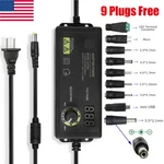 60W Adjustable Voltage 3 To 24V Ac/dc Switch Power Supply Adapter 9 Plugs Led. Fixed Price $12.99.