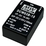 DCW03B-15 Mean Well Dc/dc Converter Pcb Mount IN:18-36V OUT:15V/100MA. Fixed Price $23.82.
