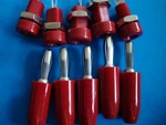 Johnson Cinch -5 Red Banana Plugs And Jacks 108-0902-001, 108-0302-001. Fixed Price $14.95.