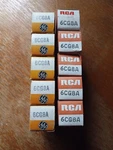 (2) Sleeves Of 5 Nib Rca / Ge 6CG8A Nos Tubes, Pre-amps. Fixed Price $9.90.
