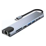 For Galaxy S20/S21/S23/S24/FE Hdmi Tv Adapter 8-IN-1 Usb-c Hub RJ45 Ethernet. Fixed Price $63.83.