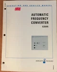 Hp 5354A Frequency Converter Operating & Service Manual P/n 05354-90006. Fixed Price $39.99.