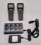 Lot Of Intermec T2415 Barcode Scanner Trakker W/ Batteries & Base Charger. Fixed Price $279.99.