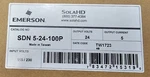 New Genuine Emerson Solahd Sdn 5-24-100P Power Supply 115/230V *free Shipping*. Fixed Price $498.89.