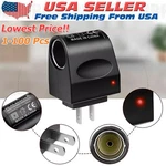 110V-240V Ac Plug To 12V Dc Car Cigarette Lighter Converter Socket Adapter Lot. Fixed Price $37.03.