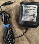 Sceptre Ac Power Adaptor, Class 2 Transformer, 9VDC, PD-9500, Model No AEC-4190A. Fixed Price $12.00.