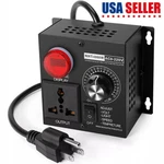 Ac 120V 220V 4000W Scr Motor Speed Controller Volt Regulator Thermostat Dimmer. Fixed Price $28.75.