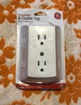 New Ge Grounded 6-OUTLET Tap With Resettable Circuit Breaker 56575. Fixed Price $19.34.