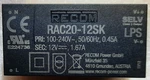 10 Pcs RAC20-12SK Recom Power Dc Converter Module 12V 1.67A 20W 85 To 264 Vin. Fixed Price $90.00.